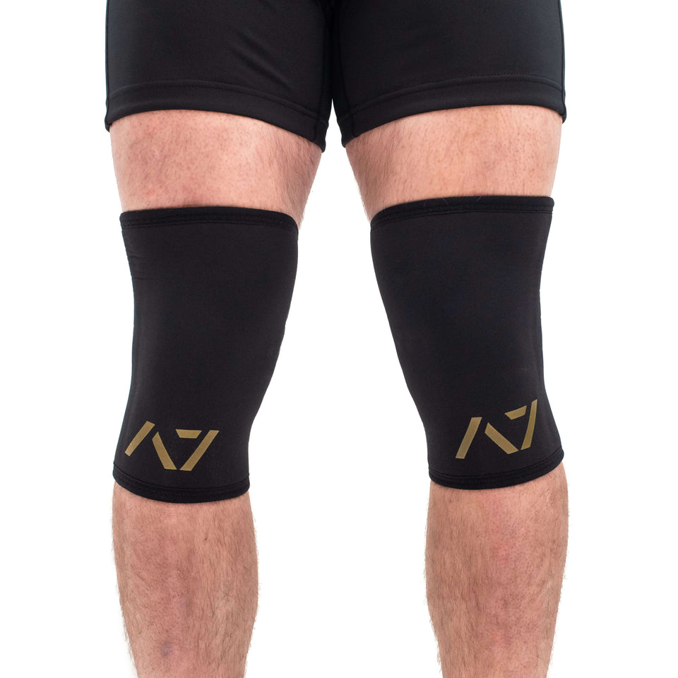 A7 knee sleeves Cone Knee Sleeves - Gold Standard - Stiff  (IPF Approved)